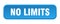 no limits button. no limits square 3d push button.