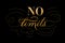 No limits hand drawn lettering phrase with florishes and swashes. Gradient golden letters on black background