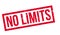 No Limits rubber stamp