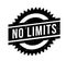 No Limits rubber stamp