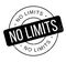 No Limits rubber stamp