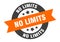 no limits sign