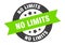 no limits sign