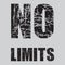 No limits -  Vector illustration design for poster, textile, banner, t shirt graphics, fashion prints, slogan tees, stickers