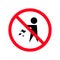 No littering prohibiting sign