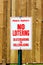 No Loitering Sign