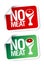 No meat stickers.
