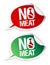 No meat stickers.