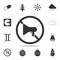 No megaphone icon. Detailed set of web icons. Premium quality graphic design. One of the collection icons for websites, web design