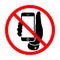 No mobile phone or no call sign