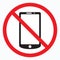 No Mobile Phone Sign