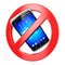 No mobile phone sign