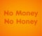 No money no honey orange honeycomb background