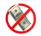 No Money Symbol