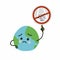 No more plastic sad earth cartoon illustration