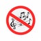 No music sound sign symbol icon