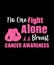 No One Fight Alone T-Shirt Design