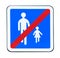 No pedestrian traffic sign