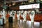 No people checking in at auto check-in kiosks, Changi Airport Terminal 1