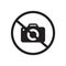 No photo sign icon. Trendy No photo sign logo concept on white b