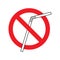 No plastic straw icon