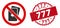 No Playing Cards Icon with Distress 777 Seal