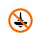 No Playing Game, Forbidden Toys Sign, Prohibition Symbol