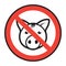 No pork, no lard, sign