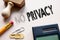 No privacy, GDPR. General Data Protection Regulation