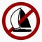 No sailboat