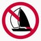 No sailboat