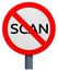 No scan sign