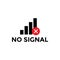 No signal icon design template vector isolated