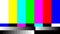 No Signal TV retro television test pattern. Color RGB Bars Illustration