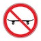 No skateboarding icon