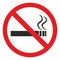 No Smoking area sign