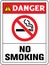 No smoking cigarette sign.