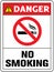 No smoking cigarette sign.