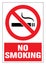 No smoking cigarette sign.