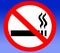 No smoking cigarettes prohibited banned forbidden