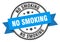 no smoking label