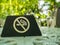 No smoking label