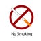 No Smoking Logo Illustration