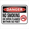 NO SMOKING prohobition forbidden sign vector illustration