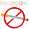 No smoking sign