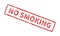 No Smoking Stamp - Red Grunge Seal
