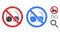 No Spectacles Composition Icon of Round Dots