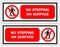 No Stepping On Surface Symbol Sign, Vector Illustration, Isolate On White Background Label .EPS10