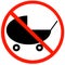 No strollers allowed