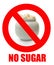 No sugar